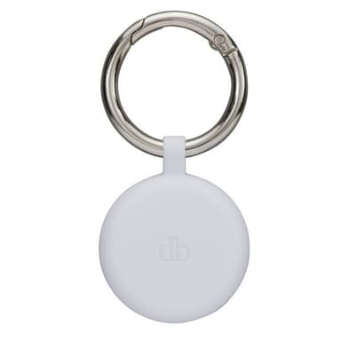 dbramante1928 Apple AirTag Holder Greenland Key Ring Winter White