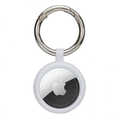 dbramante1928 Apple AirTag Holder Greenland Key Ring Winter White