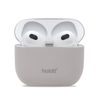 holdit AirPods 3 Cover Silikone Nygård Taupe
