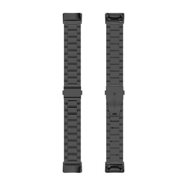 Rustfrit stål armbånd Fitbit Charge 5 - Sort