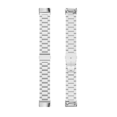 Rustfrit stål armbånd Fitbit Charge 5 - sølv