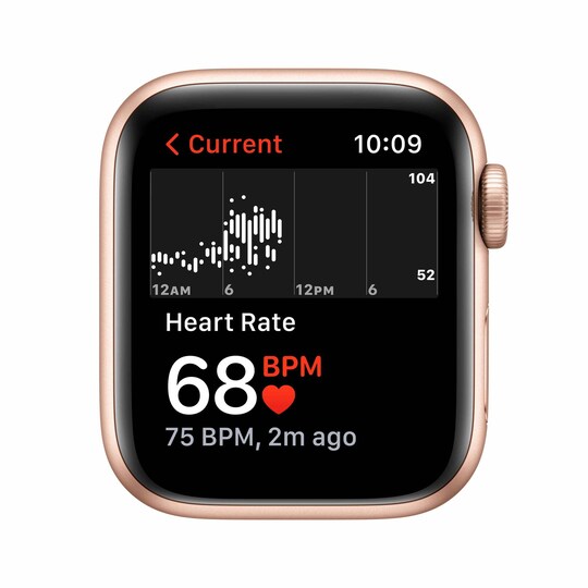 Apple Watch SE 40 mm GPS (Gold Alu/Starlight sportsbånd)