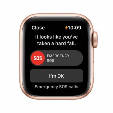 Apple Watch SE 40 mm GPS (Gold Alu/Starlight sportsbånd)