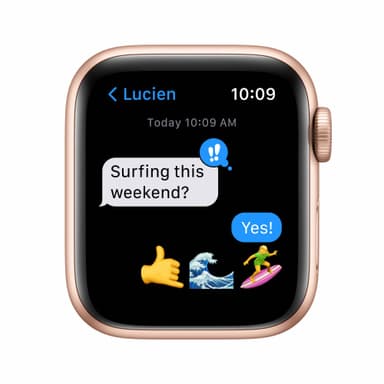 Apple Watch SE 40 mm GPS (Gold Alu/Starlight sportsbånd)