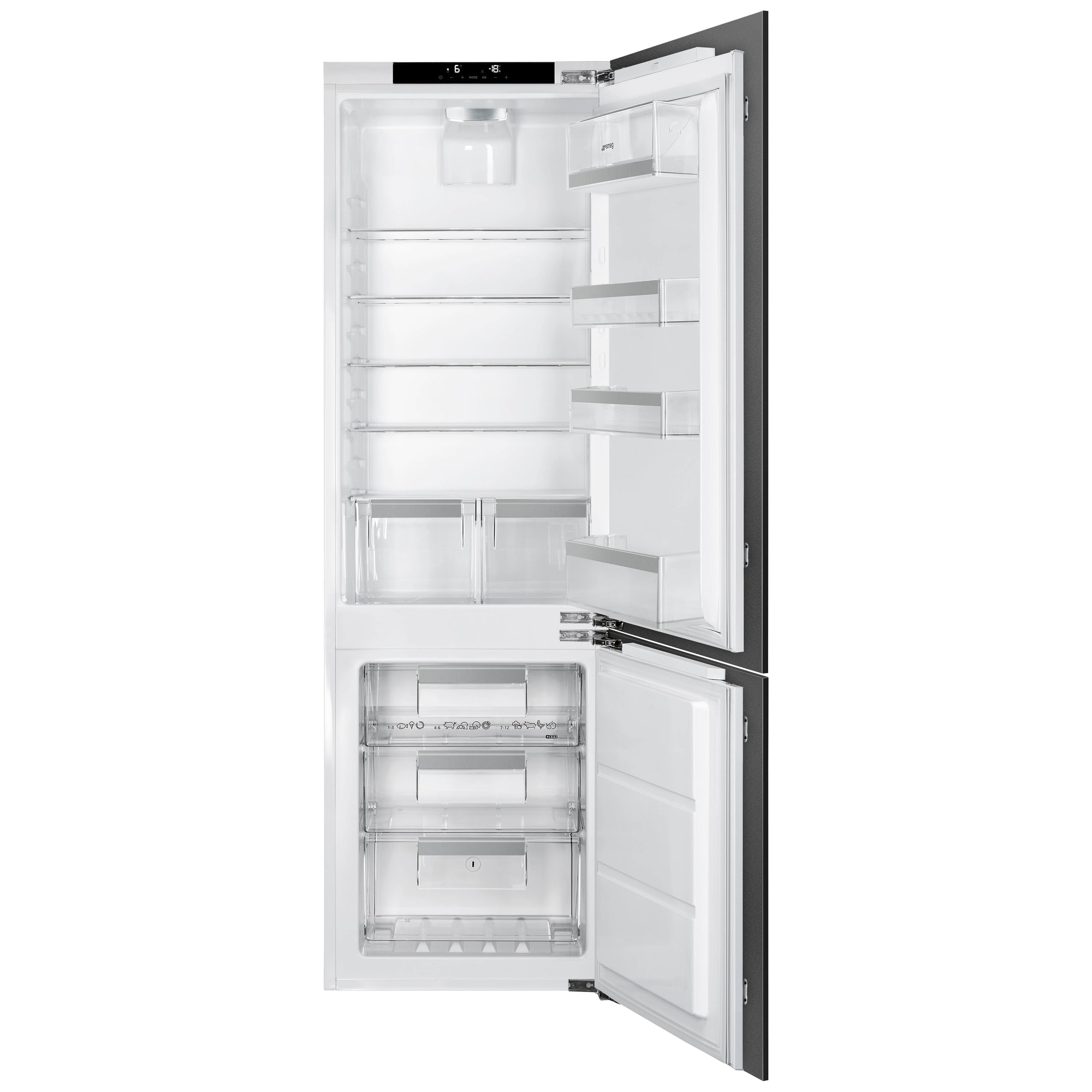 Smeg køleskab/fryser C8174DN2E indbygget thumbnail
