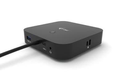 i-tec C31DUALDPDOCKPD100W, Ledningsført, USB 3.2 Gen 1 (3.1 Gen 1) Type-C, 100