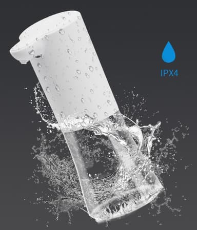 Automatisk sæbedispenser 350 ml hvid / gennemsigtig