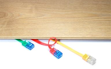 Goobay Flad netværkskabel CAT 6A, U/UTP, gul