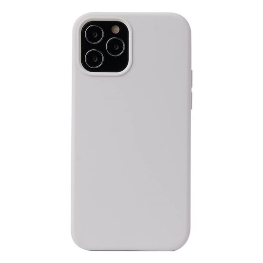 Liquid silikone cover Apple iPhone 12 Pro - Hvid