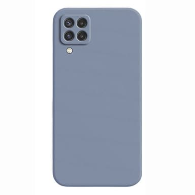 Liquid silikone cover Samsung Galaxy A22 4G - Gråblå