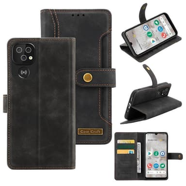 Wallet Cover 4-kort Doro 8110  - sort
