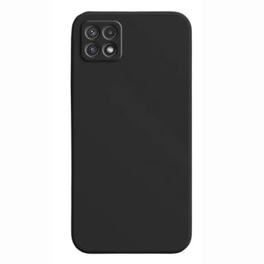 Liquid silikone cover Samsung Galaxy A22 5G - Sort