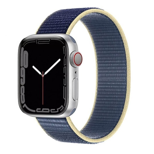 Nylon Armbånd Apple Watch 7 (41mm) -Artic Ocean Blue