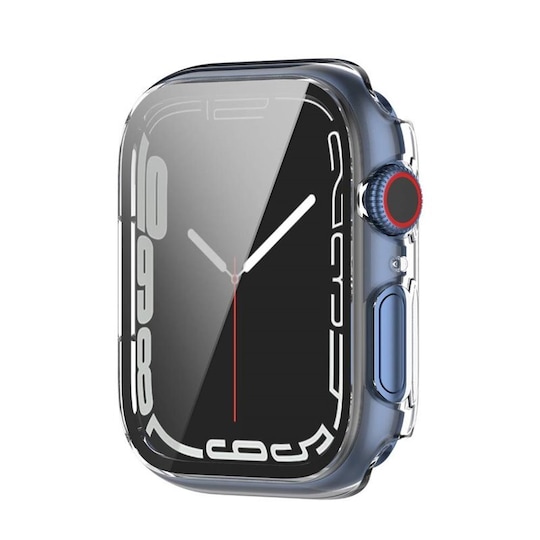 Cover med glasdæksel Apple Watch 7 (41mm) - Gennemsigtig