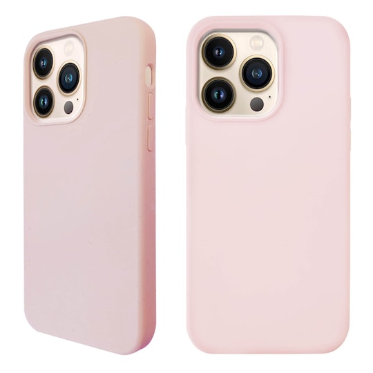 iPhone 13 Pro Flydende silikone etui- Pink