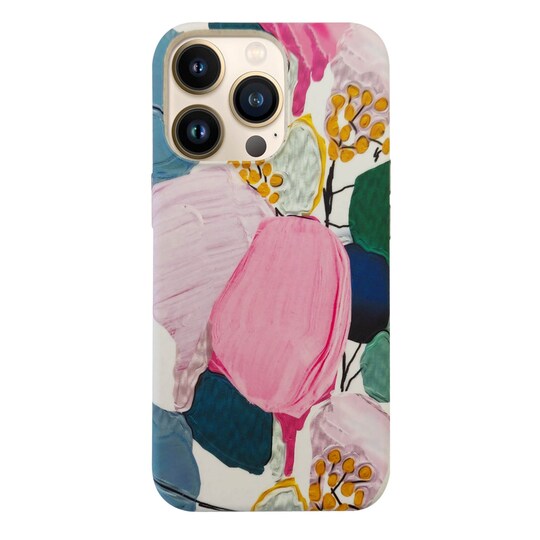 Miljøvenligt iPhone 13 Pro trykt etui - Floral Impression