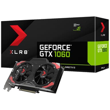 PNY GeForce GTX 1060 XLR8 OC Gaming grafikkort 6G