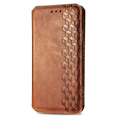 SKALO Xiaomi 11T/11T Pro Premium Pungetui med prægning - Brun