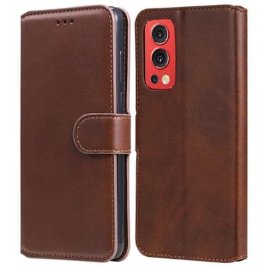 SKALO OnePlus Nord 2 Classic Pungetui - Brun