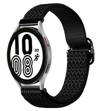 Flettet nylonrem Samsung Galaxy Watch 4 Sort