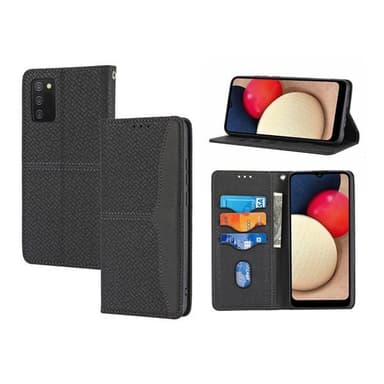 Mobilcover med bånd til Samsung Galaxy A02s -166mm  Sort
