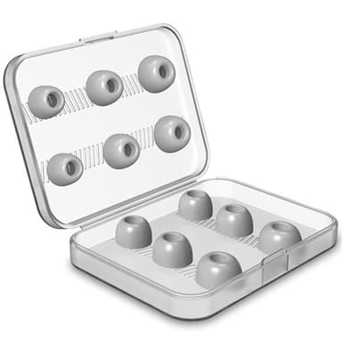12 stk Ørepropper til AirPods Pro med opbevaringsæske - Grå
