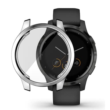 Urkasse kompatibel med Garmin Vivoactive 4 45 mm sølv