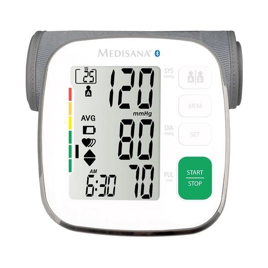 BU 540 Hvid, blodtryksmåler, Bluetooth | Elgiganten