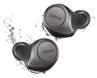 Jabra Elite Active 75t trådløse høretelefoner (Titanium Sort)