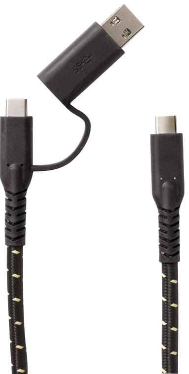 Fairphone 4 USB-C 3.2 opladningskabel 1,2 m (sort)