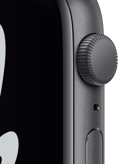 Apple Watch Nike SE 44mm GPS (grey alu/sort sportsrem)