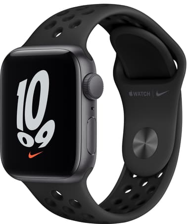 Apple Watch Nike SE 40mm GPS (grey alu/sort sportsrem)