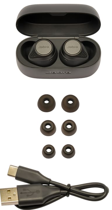Jabra Elite 75t Active trådløse høretelefoner (mørkegrå)