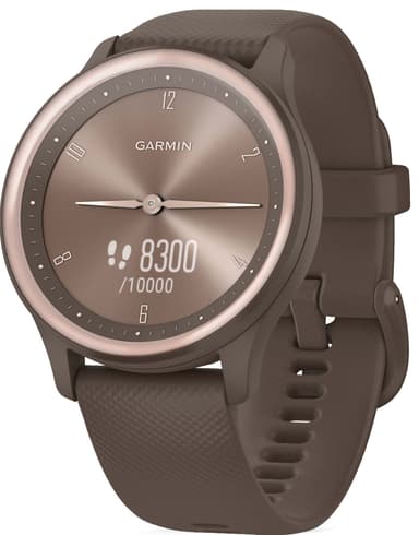 Garmin Vivomove Sport hybrid smartwatch (cocoa) Elgiganten