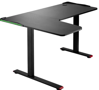 Piranha L-shaped RGB gaming skrivebord