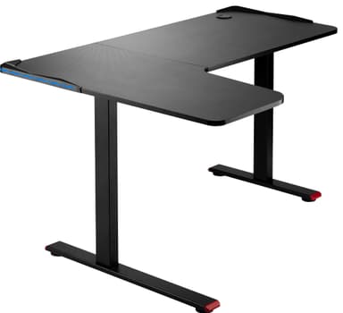 Piranha L-shaped RGB gaming skrivebord