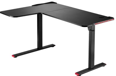 Piranha L-shaped RGB gaming skrivebord