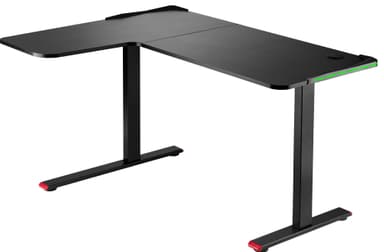 Piranha L-shaped RGB gaming skrivebord