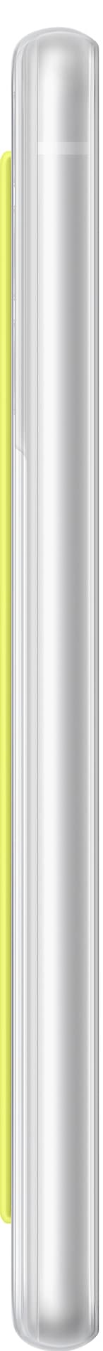 Samsung Galaxy S21 FE cover med klar strop (hvid)