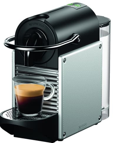 Nespresso Pixie fra DeLonghi, Sort/Sølv