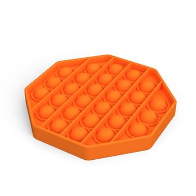 Fidget Pop It - Oktogon Orange