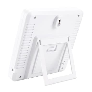 Digital termometer / hygrometer med vækkeur Hvid