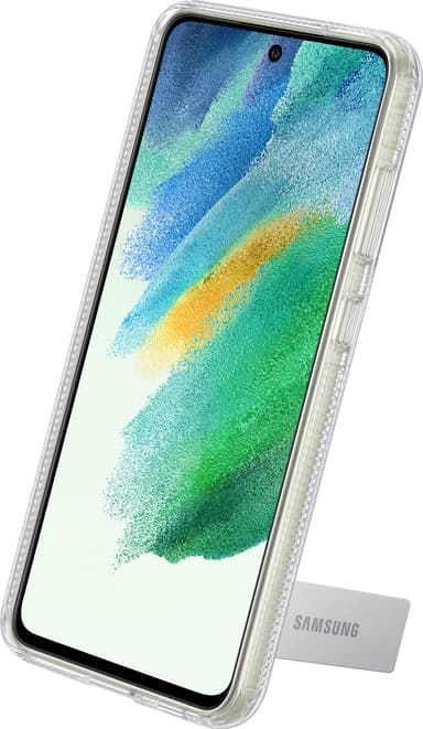 Samsung Galaxy S21 FE Clear Standing Cover (gennemsigtigt)