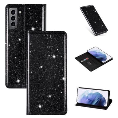 Glitter Smart FlipCase Samsung Galaxy S22  - sort