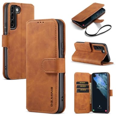 DG-Ming Wallet 3-kort Samsung Galaxy S22  - brun