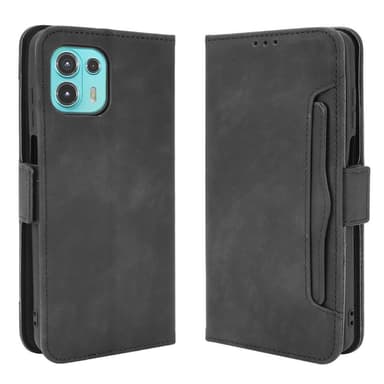 Motorola Edge 20 Lite Pung Stand Flip-telefonetui - Sort