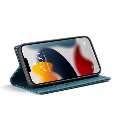 CASEME Retro tegnebog taske til iPhone 13 Pro - Blå