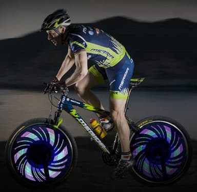 LED egerbelysning til cykler