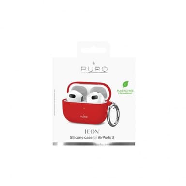 Puro AirPods 3 Cover Icon Rød