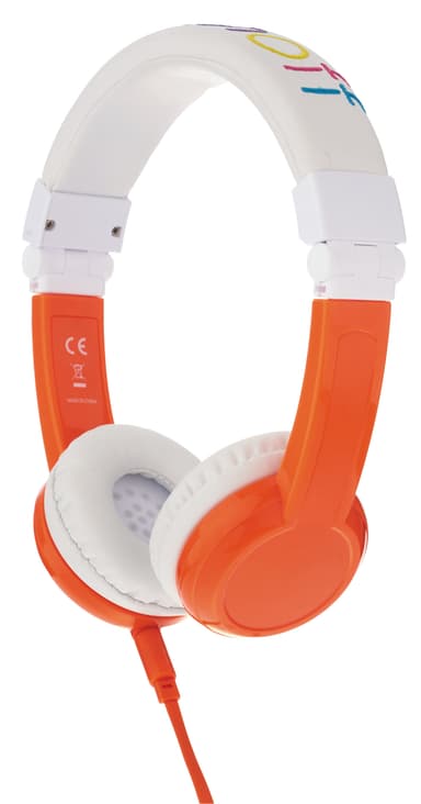 BuddyPhones Explore on-ear hovedtelefoner (orange)